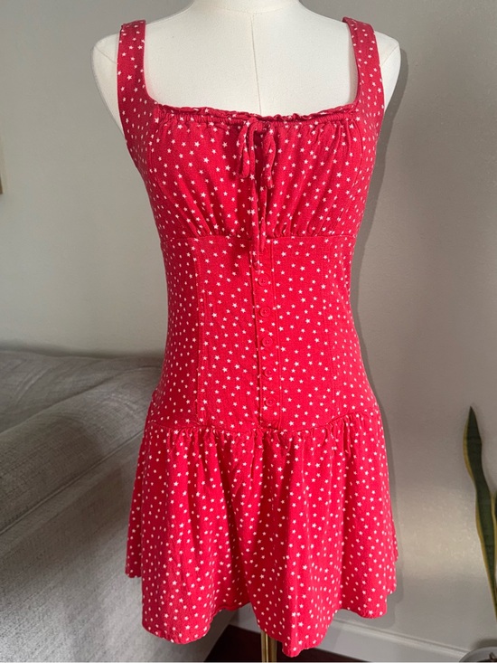 wild fable Dresses & Skirts - Wild Fable Dress Small Red White Star Summer Vacation Sleeveless Stars Mini S